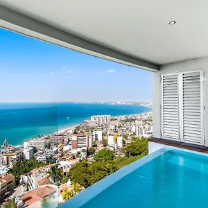 Avalon - 801 Sky Bar Pool 3 Bedroom In Amapas Puerto Vallarta
